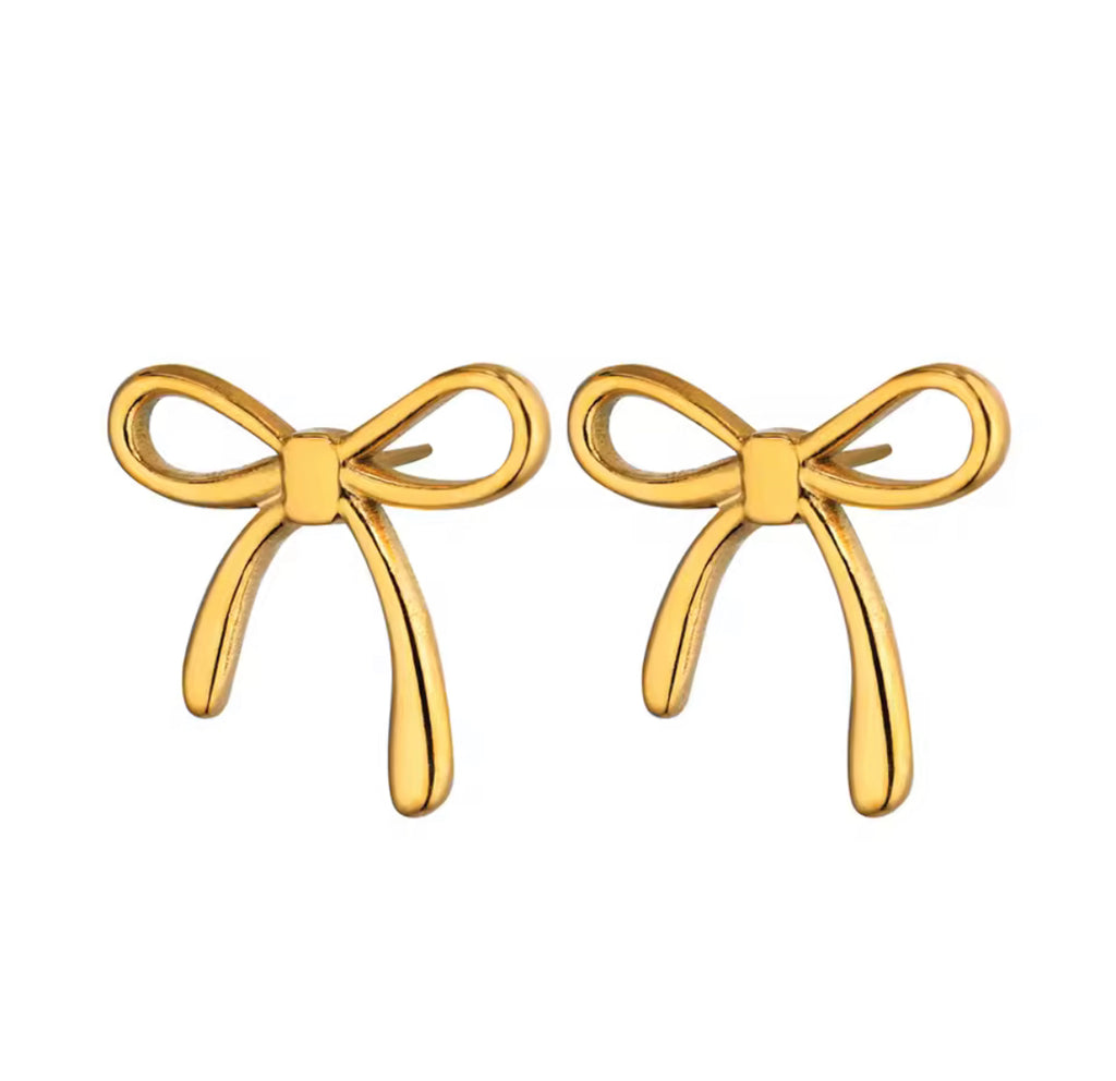 Calista bow earrings