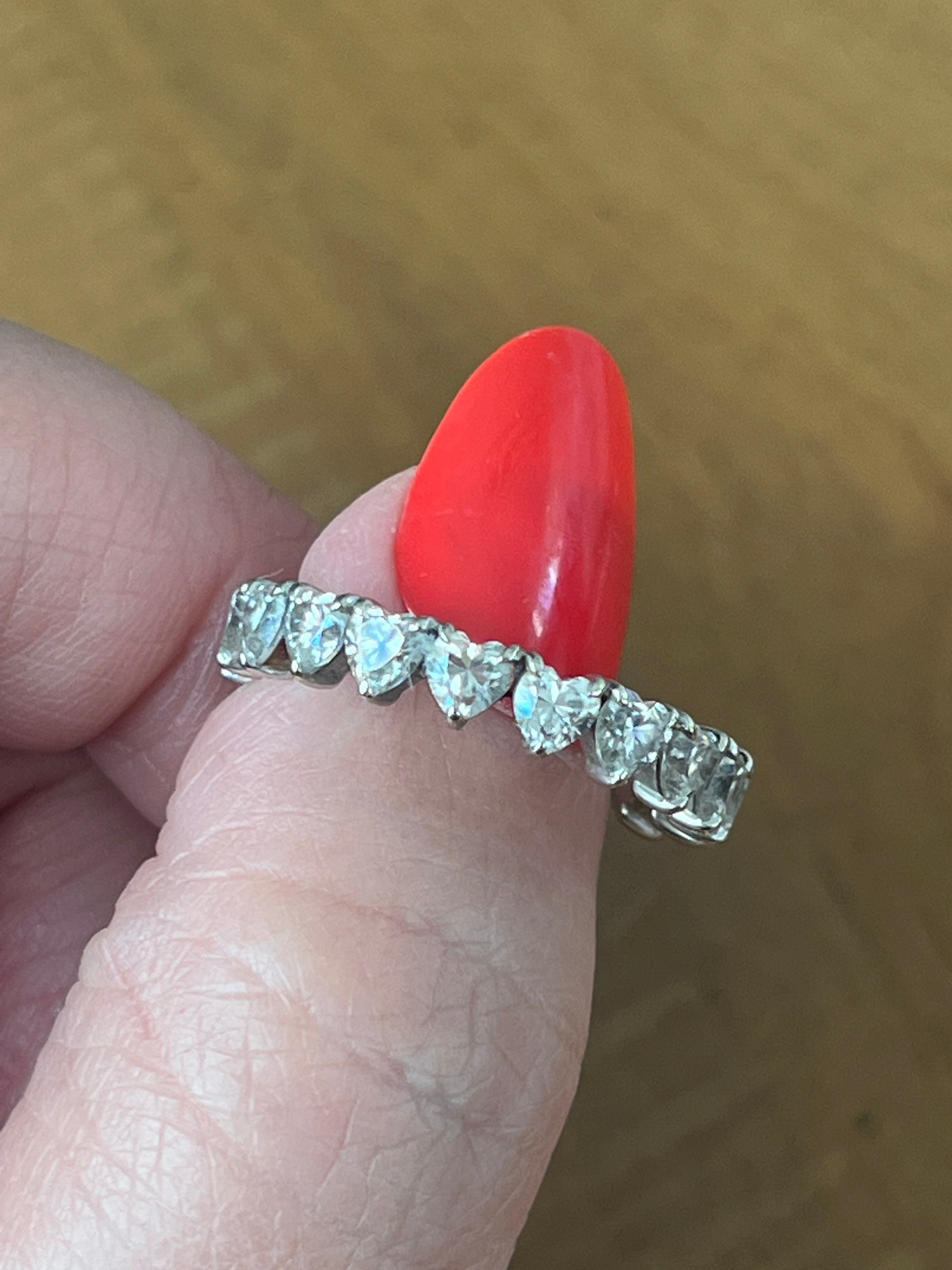 Moissanite eternity “This is Forever” ring