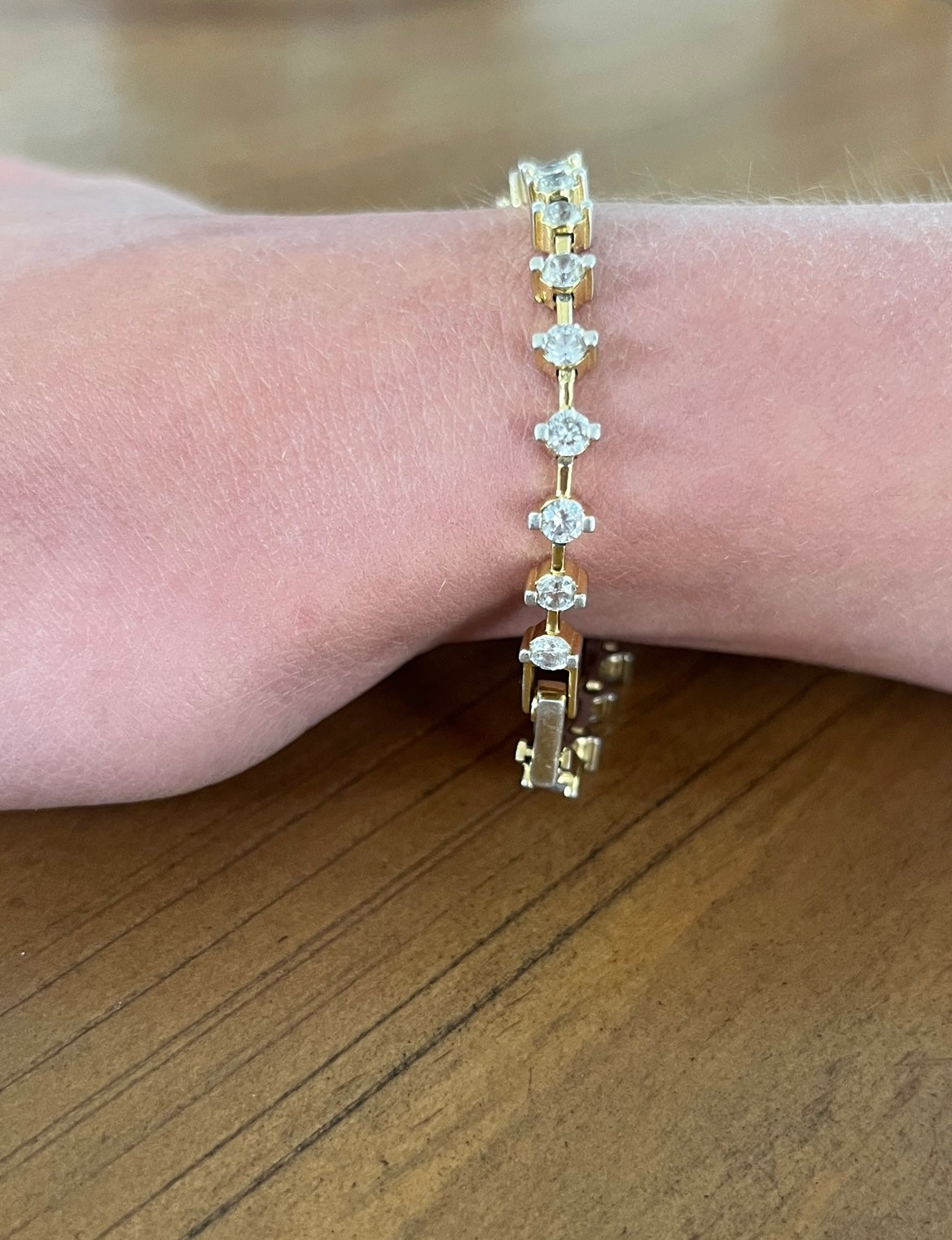 Chain Link Tennis Bracelet