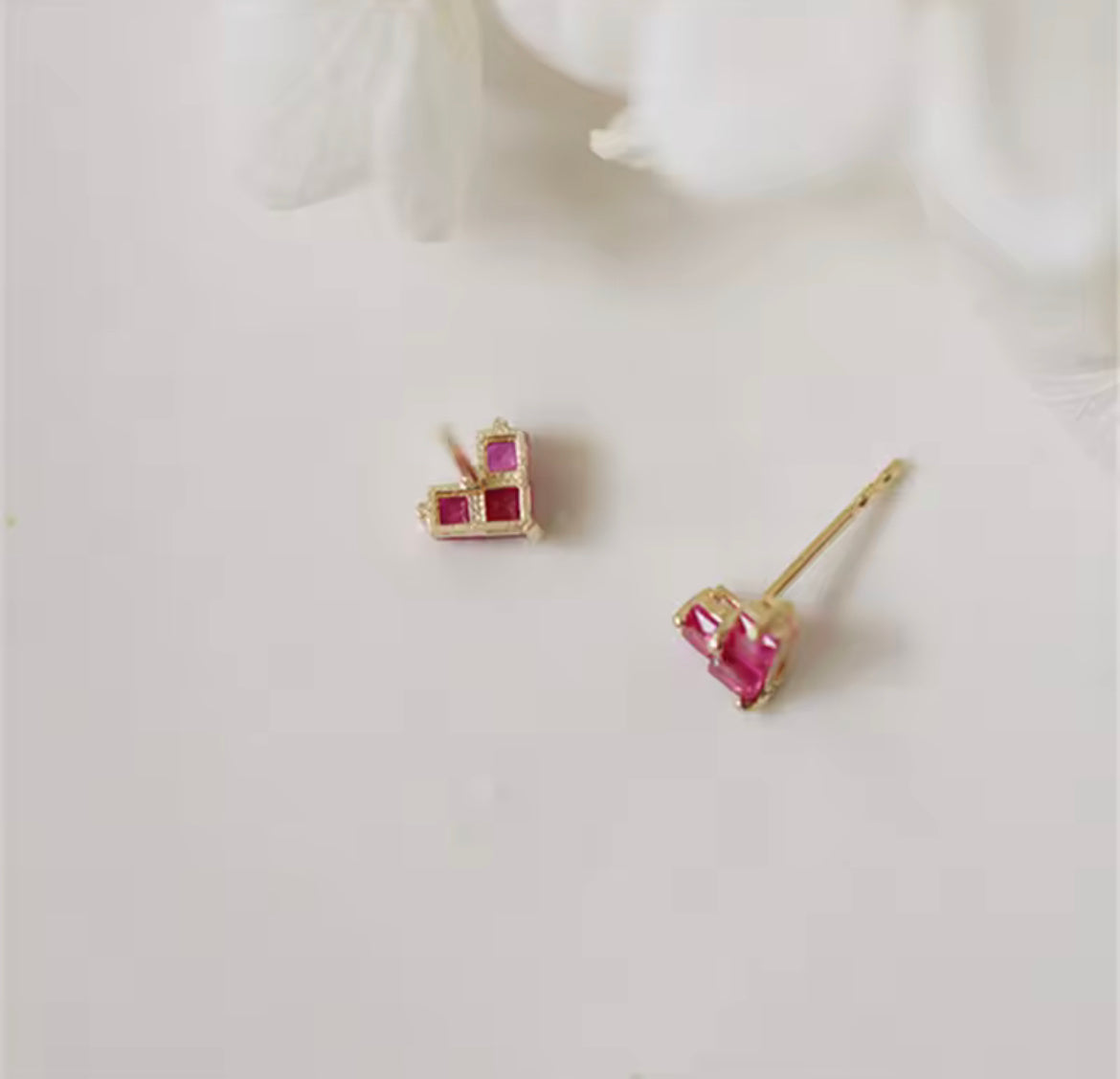 Mini Heart Studs
