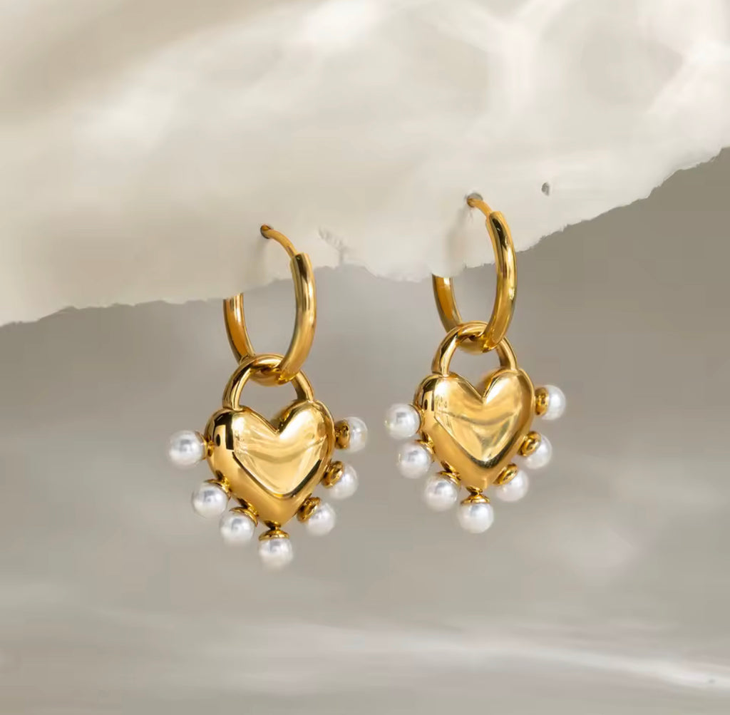 “Bleeding Heart” Earrings