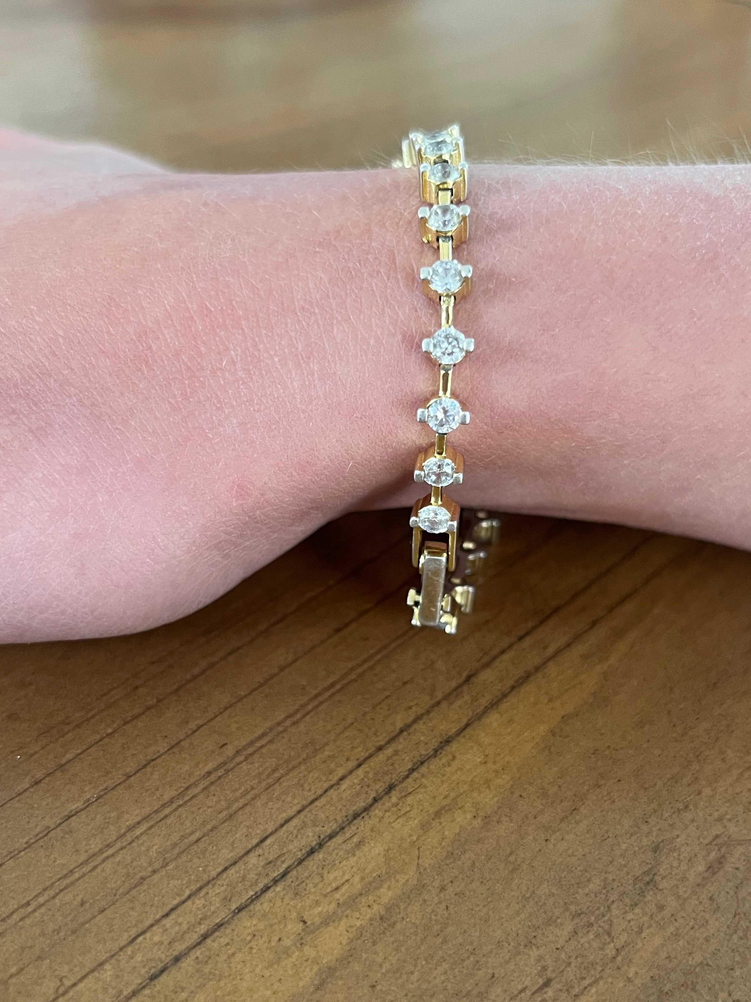 Chain Link Tennis Bracelet