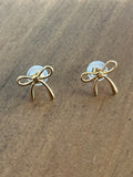 Calista bow earrings