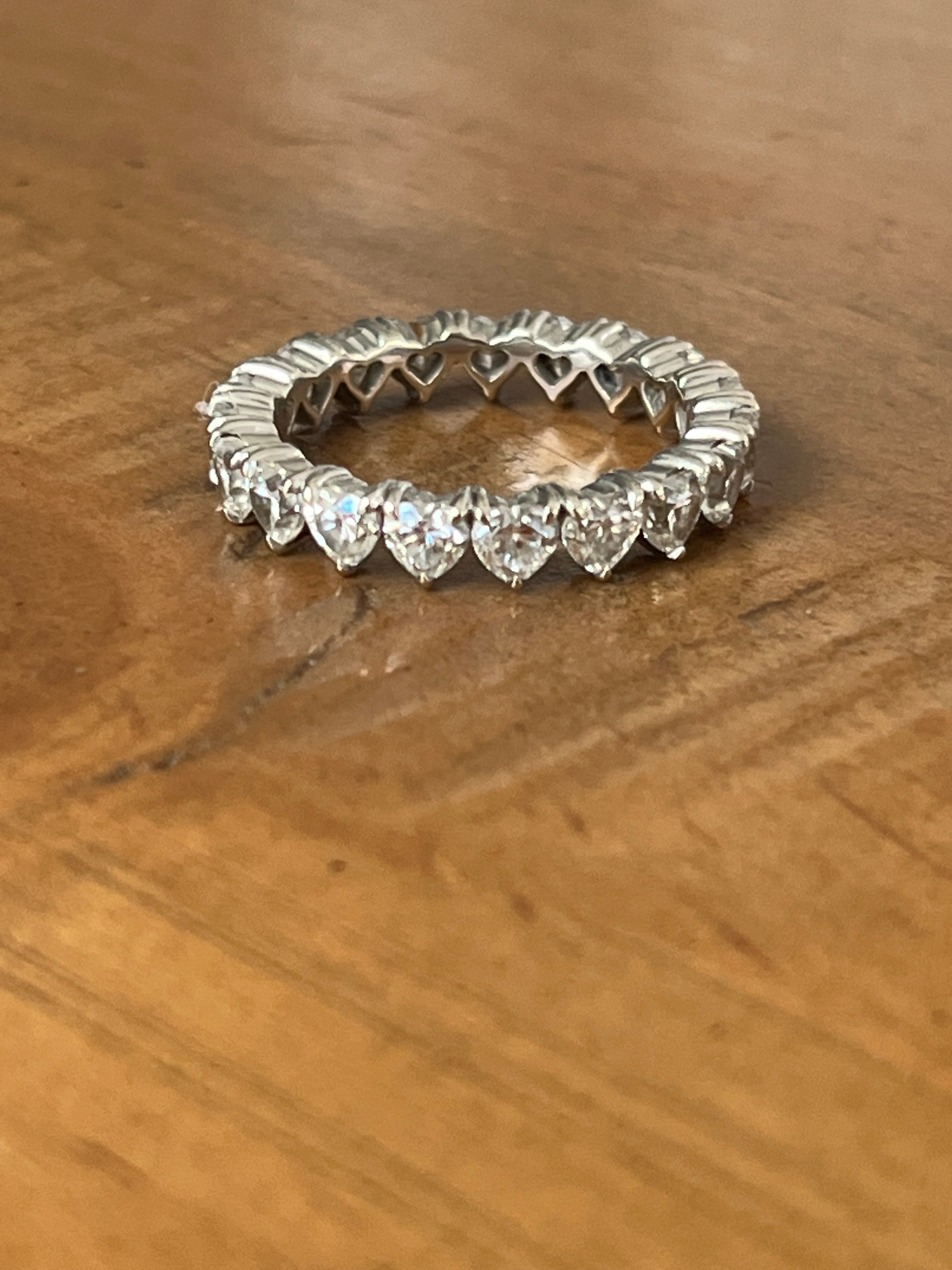 Moissanite eternity “This is Forever” ring