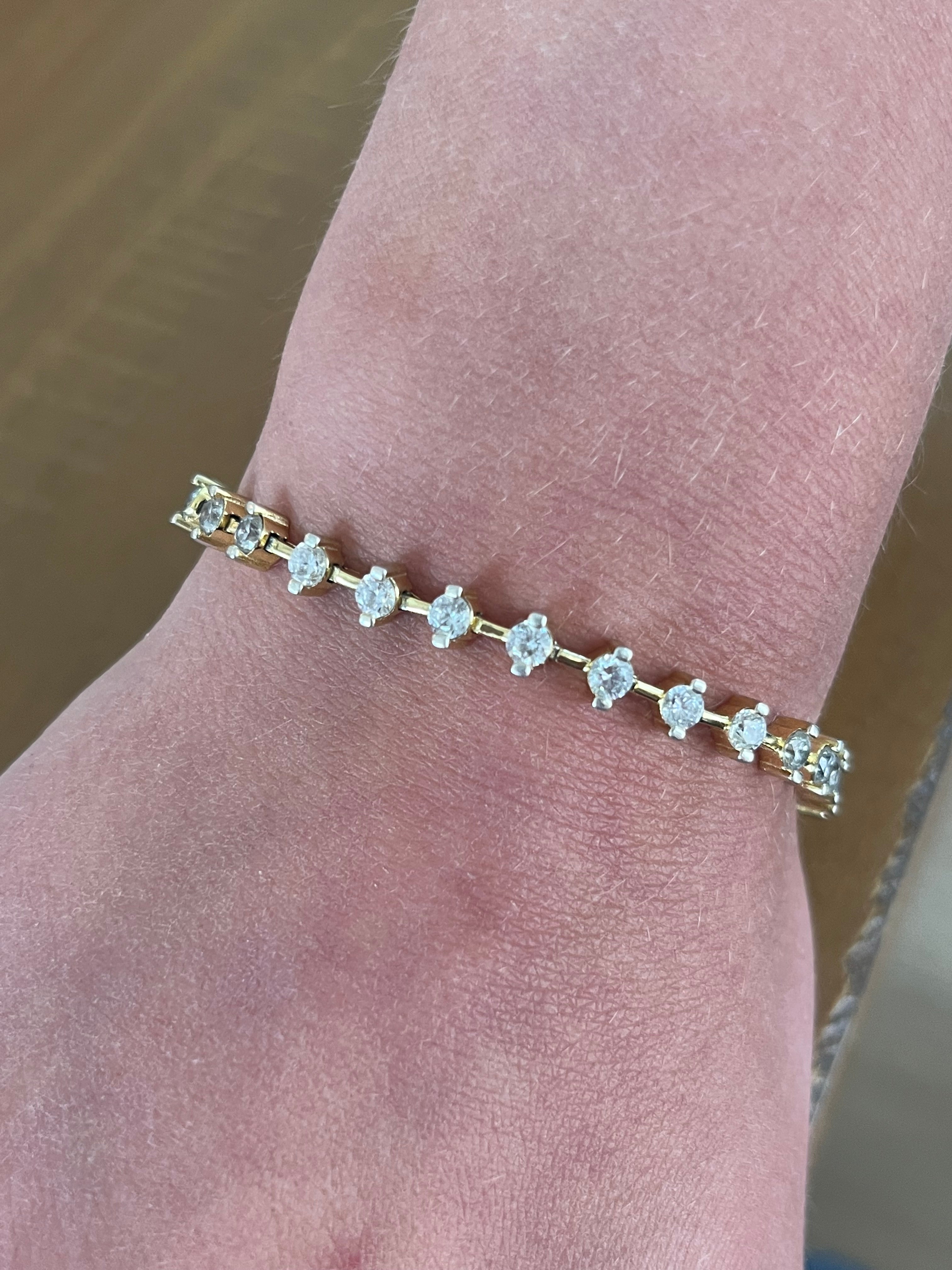 Chain Link Tennis Bracelet