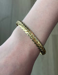Braided cuff bracelet